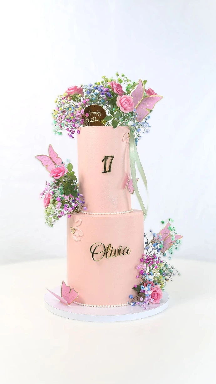 The Butterfly Heart cake, a Gourmet Tale by Cakes Designs 3NL
