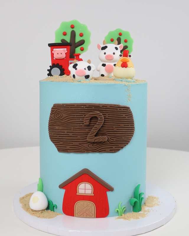 Farm Friends, a bespoke Gourmet Cake by Cakes Designs 3NL
