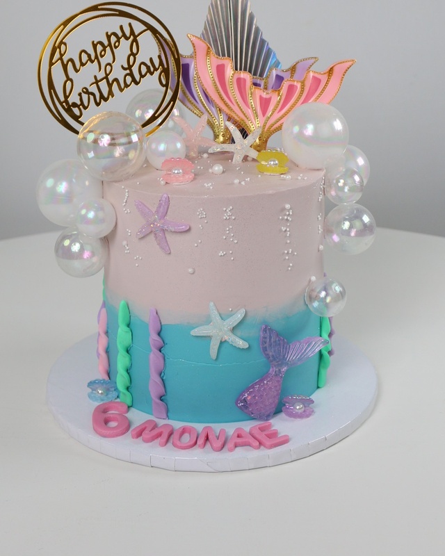 Pastel Mermaid, a bespoke Gourmet Cake by Cakes Designs 3NL