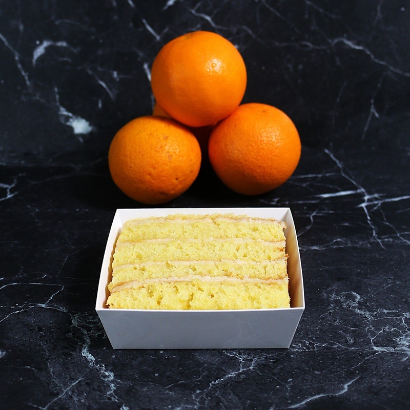 Luxury Square, Orange & Coconut, a bespoke Gourmet Cake by Cakes Designs 3NL