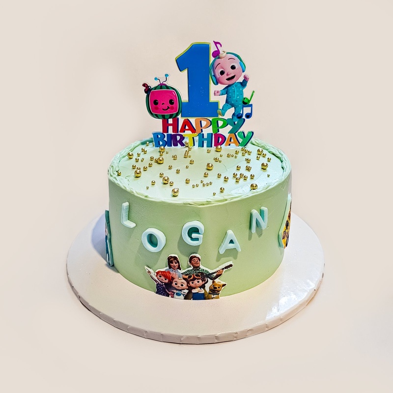 Cocomelon, a bespoke Gourmet Cake by Cakes Designs 3NL