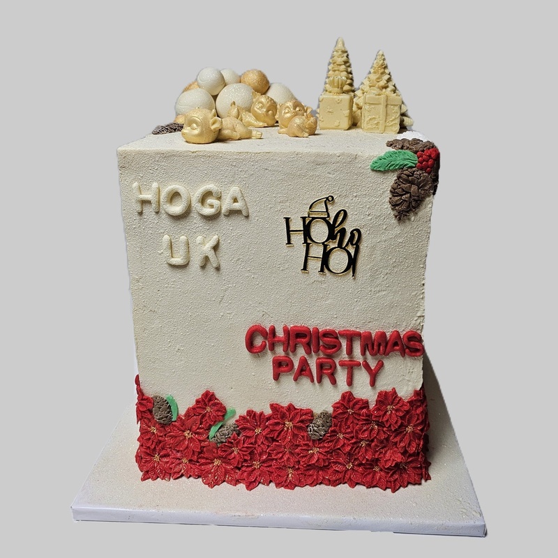 Christmas Elegance, a bespoke Gourmet Cake by Cakes Designs 3NL
