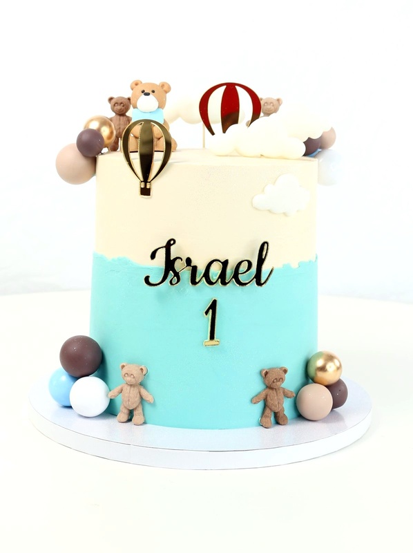 Israel's Balloon Ride, a bespoke Gourmet Cake by Cakes Designs 3NL